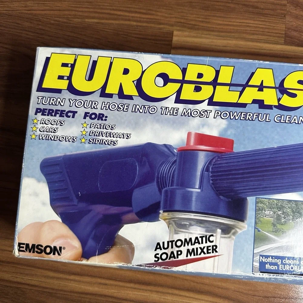Emson Euroblaster 5 Jet Garden Hose Super Washer Cleaner Vintage 1996 NOS New